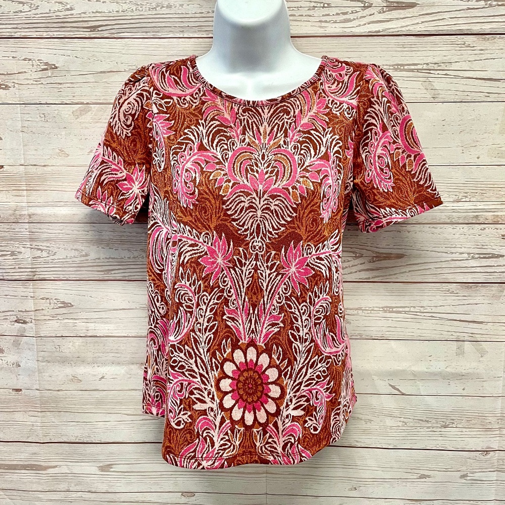 Anthropologie Demeter Paisley Top